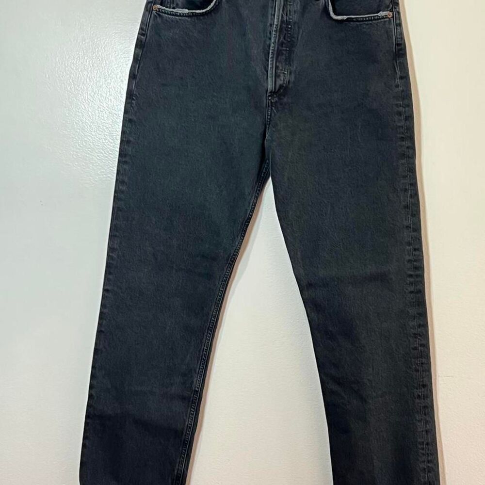 Agolde Women's Black and Grey Jeans